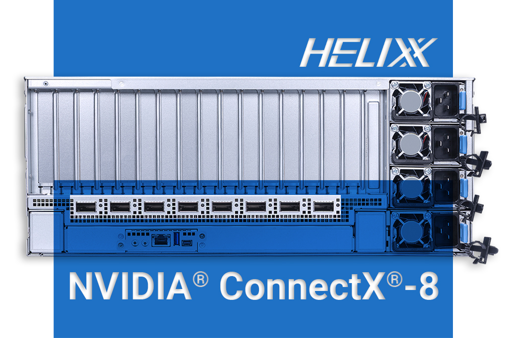 HELIXX Backplane with NVIDIA ConnectX-8